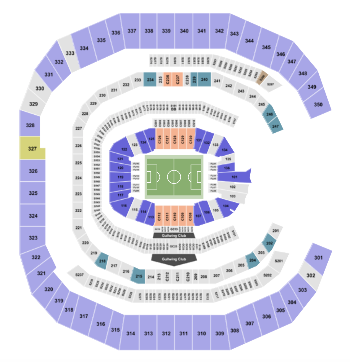 Mercedes Benz Stadium Interactive Seating Chart